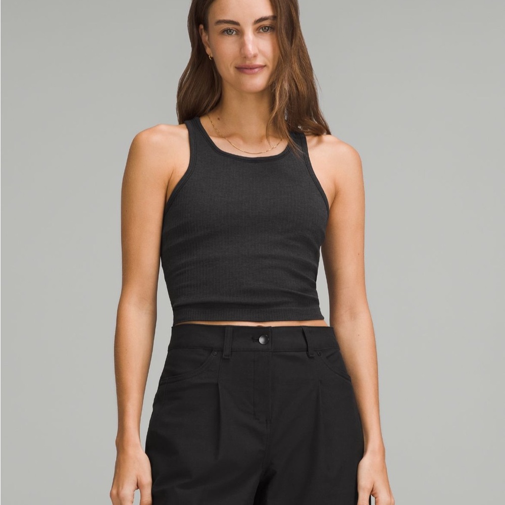 Ebb to Street Cropped Racerback Tank Top